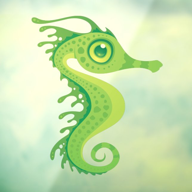 Vinilos Para Cristales Leafy Sea Dragon Seahorse (Hoja 3)