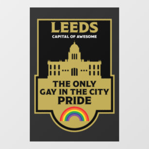 Vinilos Para Cristales Leeds Gay Pride - Leeds England LGBT -