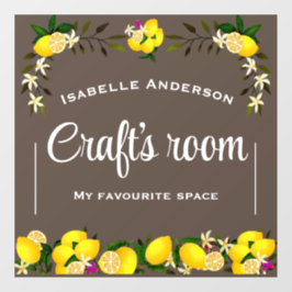 Vinilos Para Cristales Lemon Craft Marrón