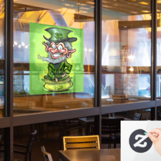 Vinilos Para Cristales Leprechaun Window Cling