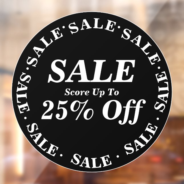 Vinilos Para Cristales Letrero de Ventana de Liquidación para Liquidación (Hoja 2)