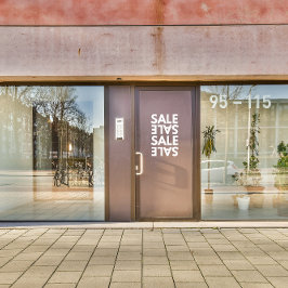 Vinilos Para Cristales Letrero De Ventas Simples De Puerta Delantera De T