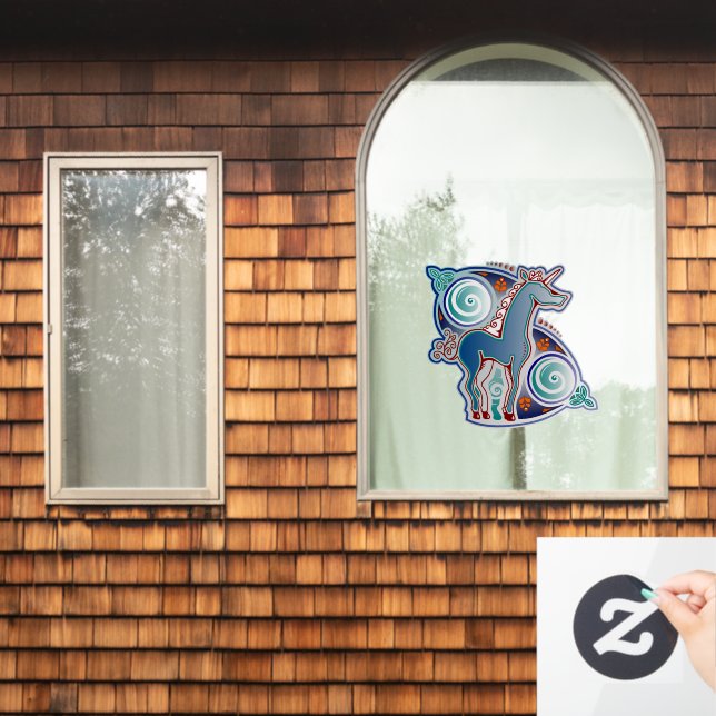 Vinilos Para Cristales Licorne celtique (Ventana de inicio)