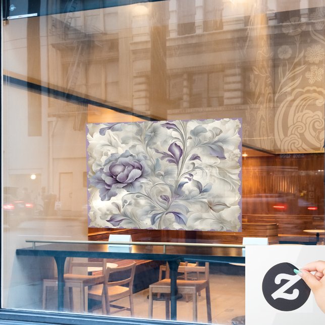Vinilos Para Cristales Lila sonrojado (Lavender Blushing Window Cling)