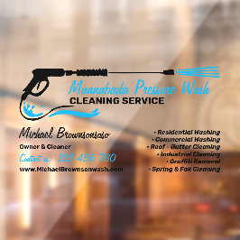 Vinilos Para Cristales Limpieza a presión Limpieza de alta presión