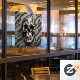 Vinilos Para Cristales LITE Memento Mori Camo Skull EXISTENCIAL