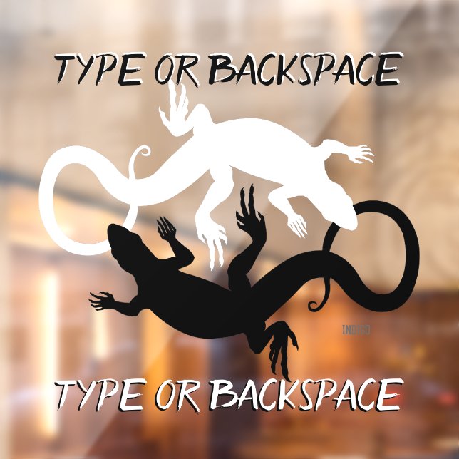 Vinilos Para Cristales Lizard Decal Cling Personalized Reptile Art Window (Hoja 2)