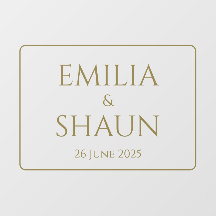 Llamada personalizada de ventana Boda