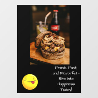 Vinilos Para Cristales Llamado a la ventana de comida rápida