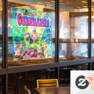 Vinilos Para Cristales Llamado a la ventana de la hora de la época de Gua