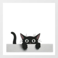 Llamado a la ventana del gato negro