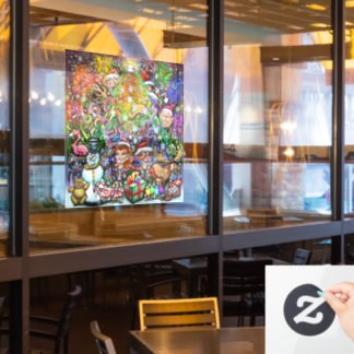 Vinilos Para Cristales Llamado a ventana de navidades