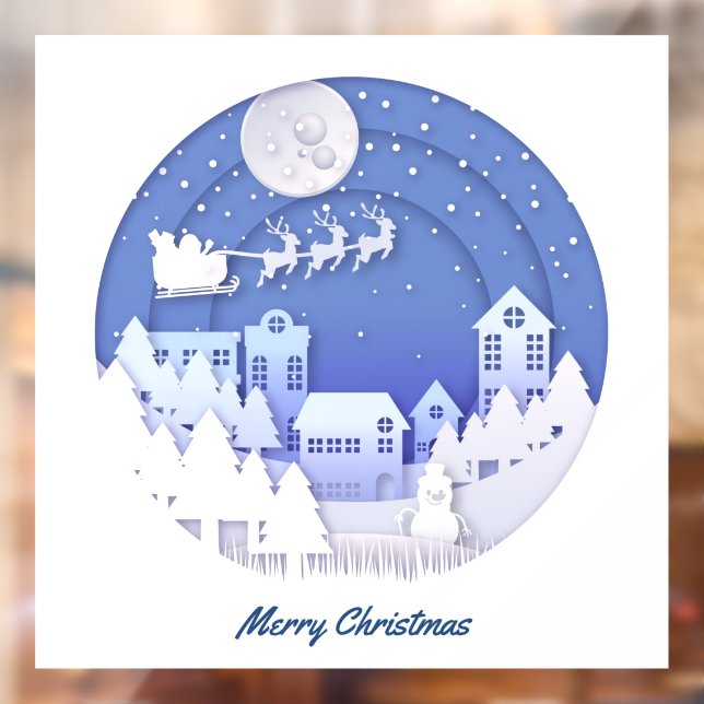 Vinilos Para Cristales Llamado a ventana de navidades (Hoja 2)