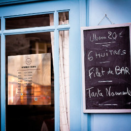 Vinilos Para Cristales Llamamiento personalizado de ventana de horas de a