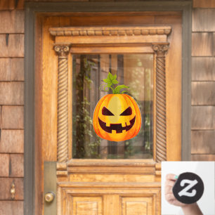 Vinilos Para Cristales Llave de ventana de calabaza de Halloween