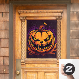 Vinilos Para Cristales Llave de ventana de calabaza de Halloween