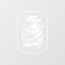 Llave de ventana de huella digital blanca