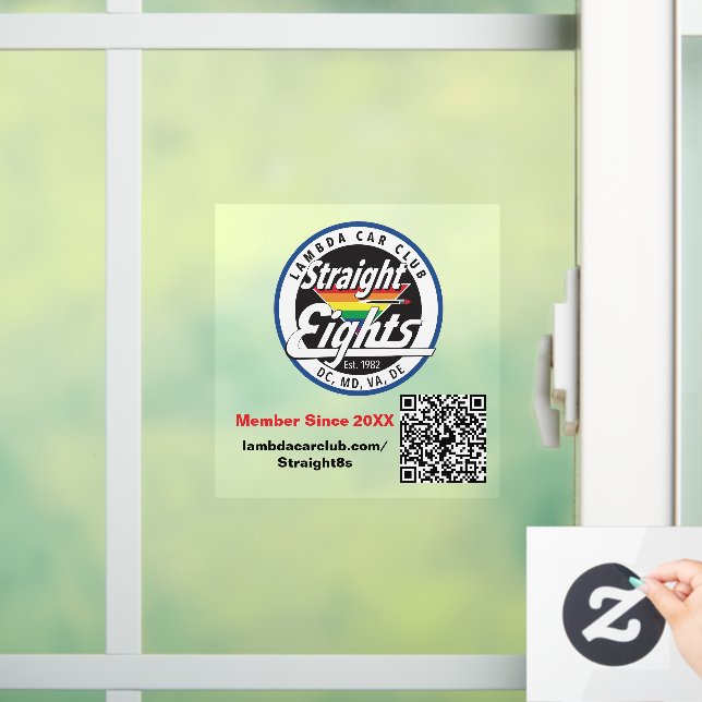 Vinilos Para Cristales Llave de ventana de los ocho rectos 5x5 (Hogar)