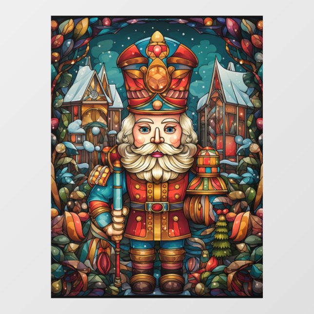 Vinilos Para Cristales Lluvia de ventana de vidrio contenido para navidad (Hoja)