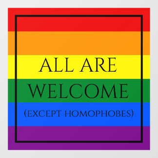 Vinilos Para Cristales Lluvia de ventana del orgullo arcoiris