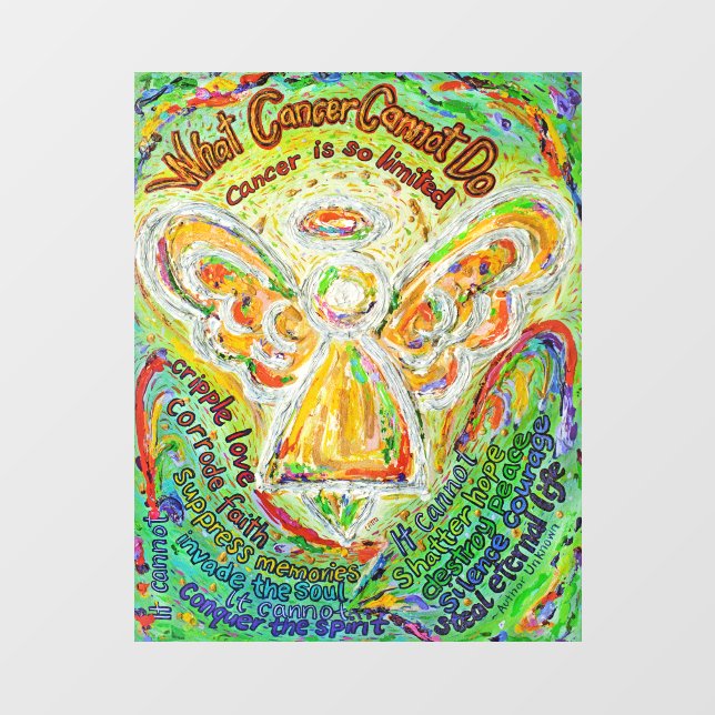 Vinilos Para Cristales Lo que el cáncer no puede hacer con el revestimien (Hoja)