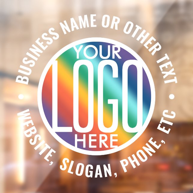 Vinilos Para Cristales Logotipo comercial Blanco profesional moderno senc (Hoja 2)