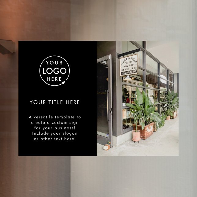 Vinilos Para Cristales Logotipo comercial | Foto promocional de estilo ne (Subido por el creador)