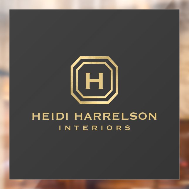 Vinilos Para Cristales Logotipo de Glam Box Monograma (Hoja 2)