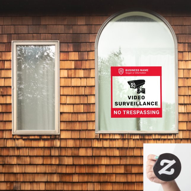 Vinilos Para Cristales Logotipo de identificación profesional | Vigilanci (Ventana de inicio)