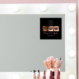 Vinilos Para Cristales Logotipo de secuencia de comandos Black Pink Foto