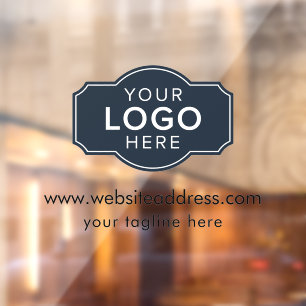 Vinilos Para Cristales Logotipo de su empresa y eslogan del sitio web
