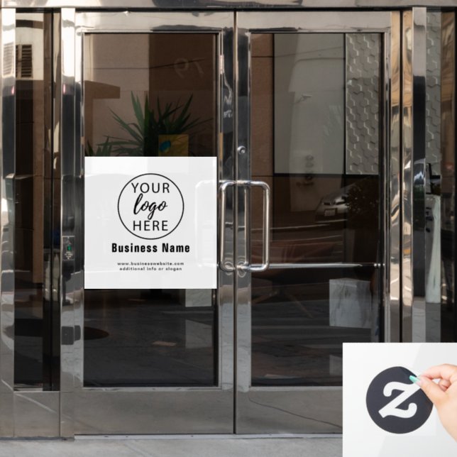 Vinilos Para Cristales Logotipo Empresarial Personalizado  (Puerta de oficina)