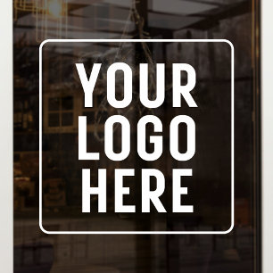 Vinilos Para Cristales Logotipo empresarial personalizado Fachada de tien