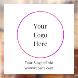 Vinilos Para Cristales Logotipo empresarial | Plantilla de empresa modern