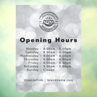 Vinilos Para Cristales Logotipo minimalista moderno para el nombre de una