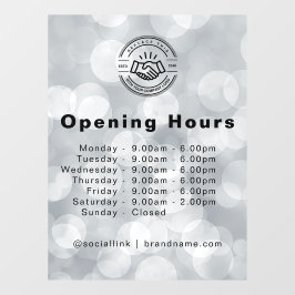 Vinilos Para Cristales Logotipo minimalista moderno para el nombre de una