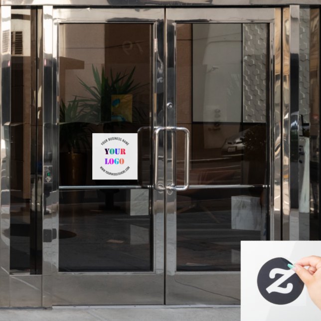 Vinilos Para Cristales Logotipo Personalizado Promocional Empresa Persona (Puerta de oficina)