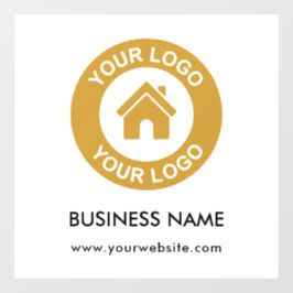 Vinilos Para Cristales Logotipo y texto comercial personalizados