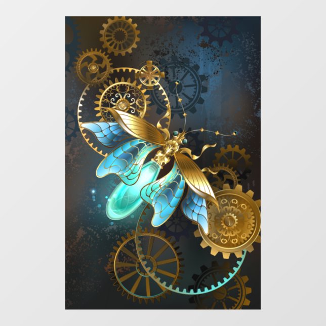 Vinilos Para Cristales Luciérnaga de Steampunk (Hoja)