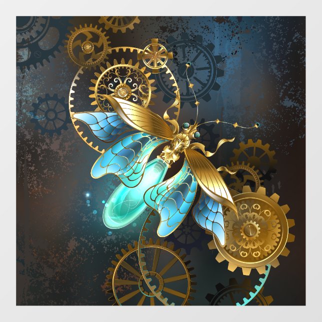 Vinilos Para Cristales Luciérnaga de Steampunk (Hoja)