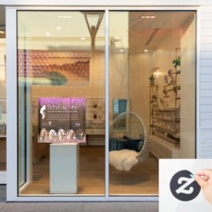 Vinilos Para Cristales Luxury Terracotta Gold Spa Beauty Wellness QR