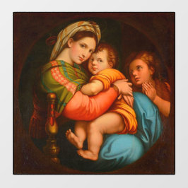 Vinilos Para Cristales Madonna de la Silla Rafael 1895