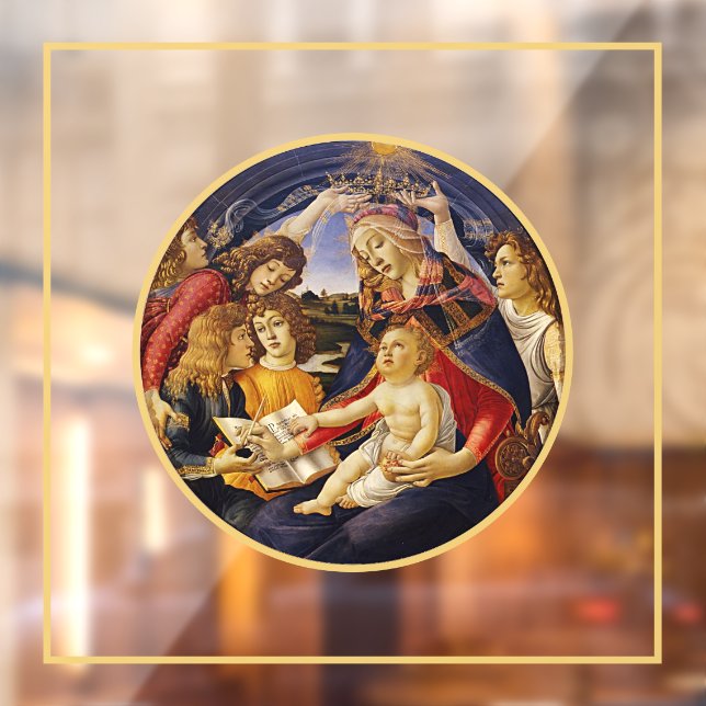 Vinilos Para Cristales Madonna del Magnificat (Hoja 2)