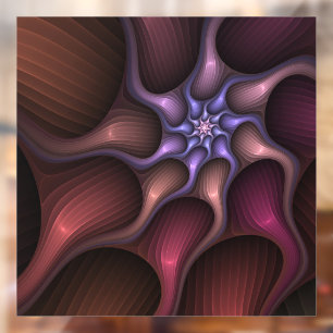Vinilos Para Cristales Magnífico Resumen Brillante Fractal a rayas
