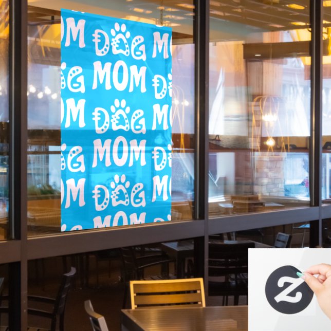 Vinilos Para Cristales Mamá Perro (ventana del restaurante)
