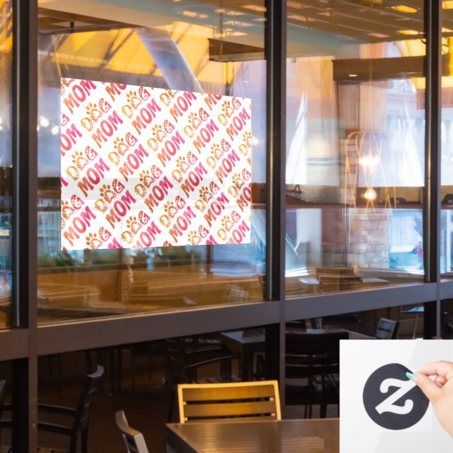 Vinilos Para Cristales Mamá Perro (ventana del restaurante)
