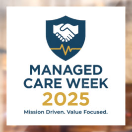 Vinilos Para Cristales Managed Care Week 2025 - 4.00 x 4.00 Window Cling