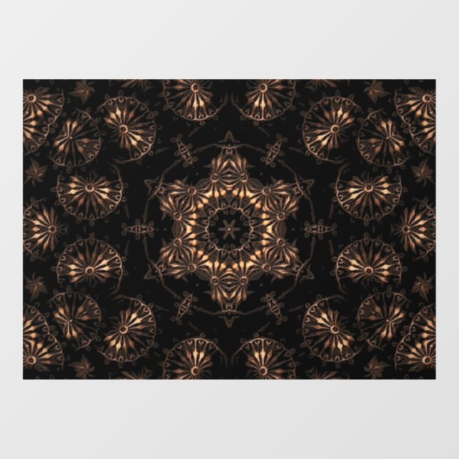 Vinilos Para Cristales Mandala de la Edad de Bronce (Hoja)