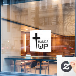 Vinilos Para Cristales Manos arriba