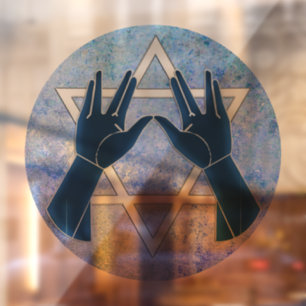 Vinilos Para Cristales Manos del Kohanim